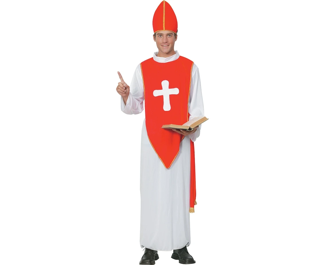 Role play-set for adult Bishop (robe, hat, belt), size 56